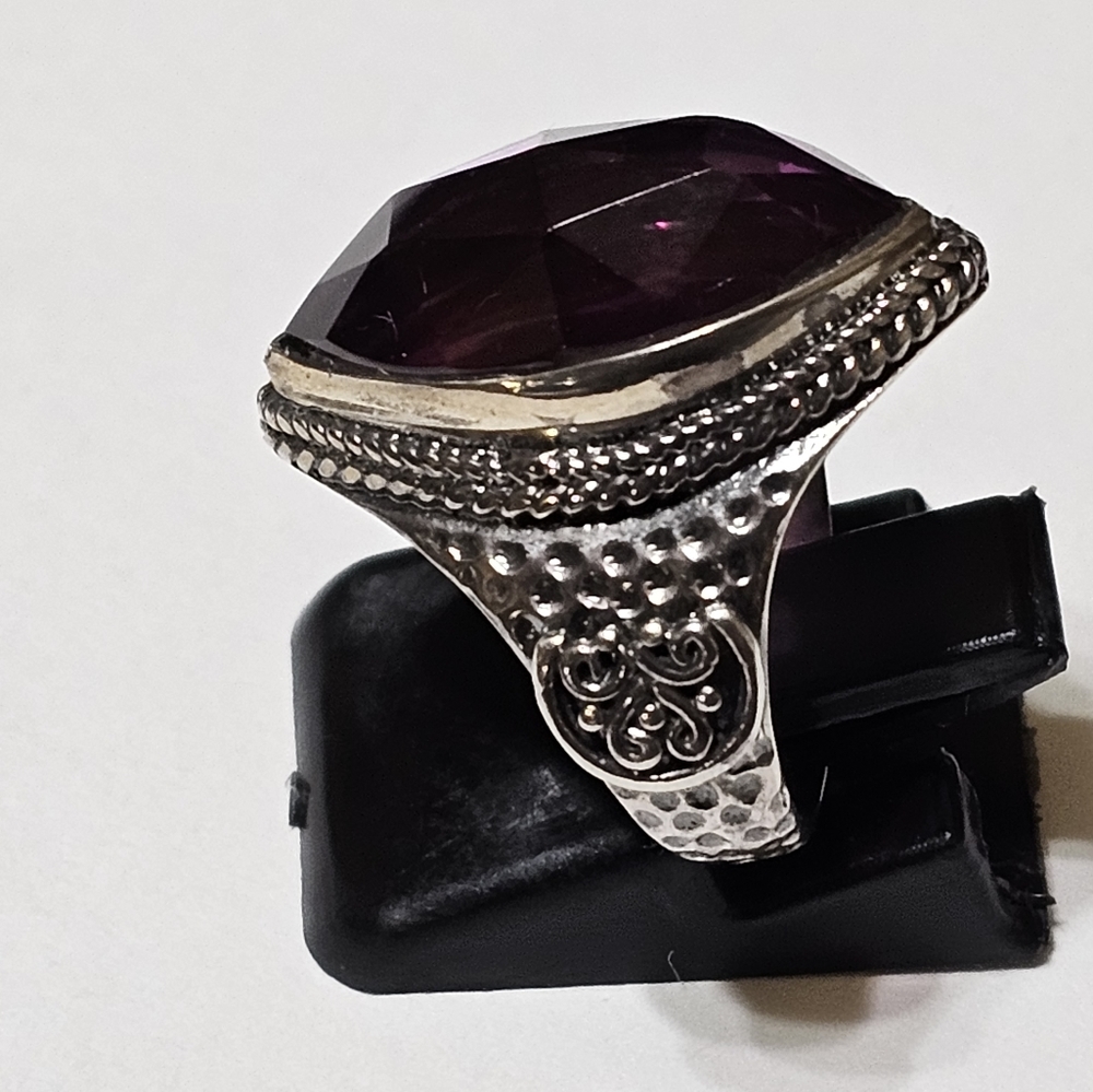 Bohemian Bali Legacy Lilac Quartz Ring Size 5! - Picture 12 of 14